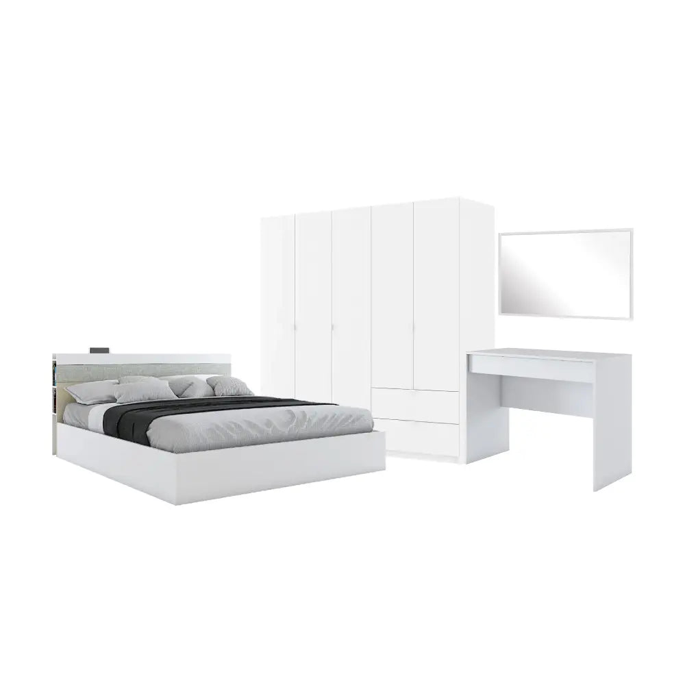 BEDROOM SET 5 FT ORGANO+VITA