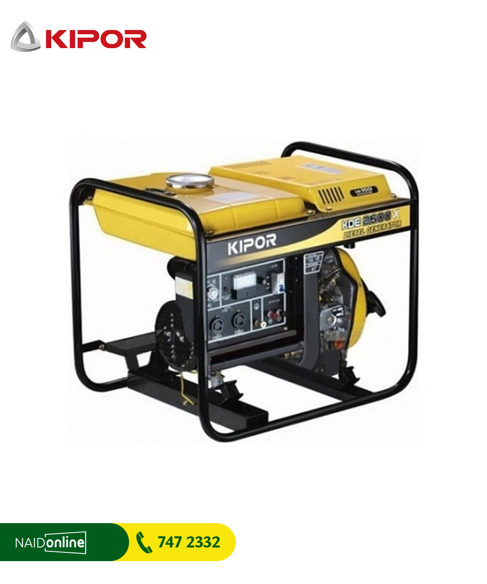 KIPOR DIESEL GENERATOR 1.7KVA KDE 2500X