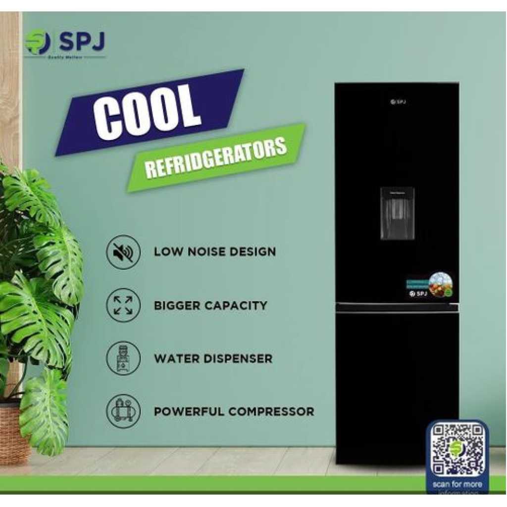 SPJ 429L Bottom freezer Refrigerator with water dispenser