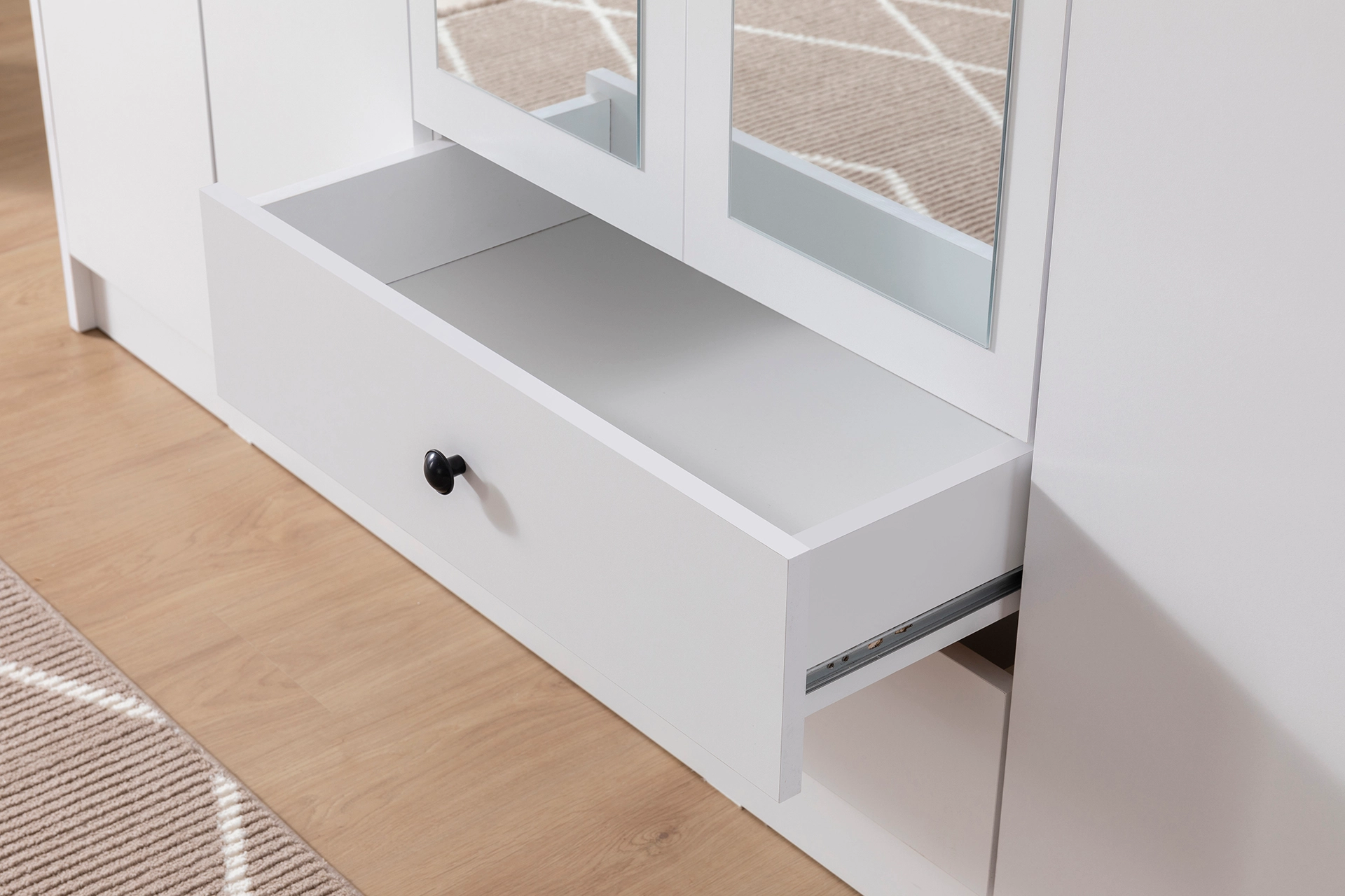 Mirror Wardrobe, 6 Doors with 2 Drawer (MF5-298) / made in eu