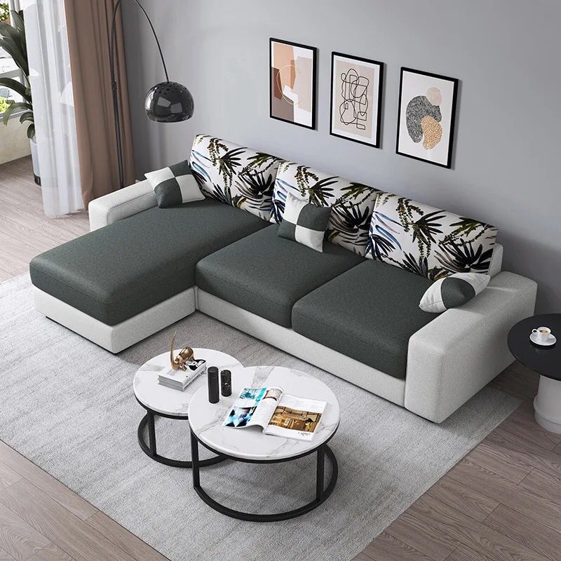 Sofa set 3 seater + ottoman