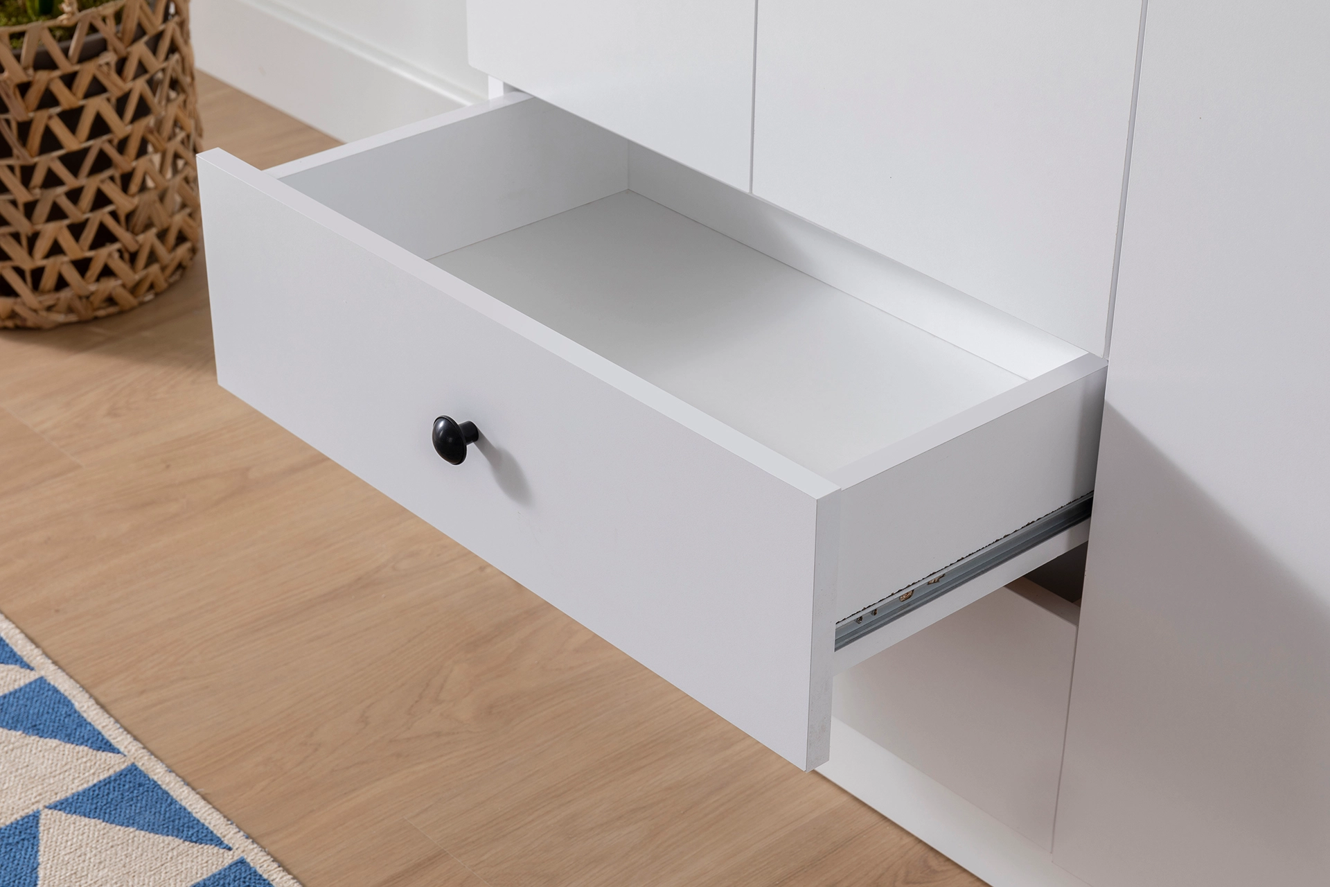 Wardrobe , button handle , 4 doors with 2 drawers (MF5-294) / made in eu