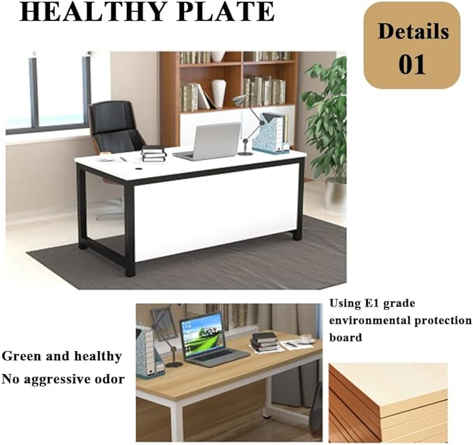 COMPUTER DESK LIGHT BROWN (120*60*74H) ZZ101