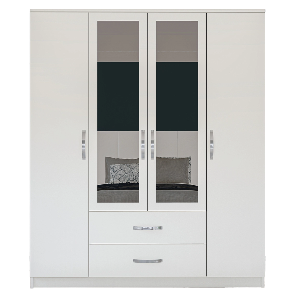 Mirror wardrobe , 4 doors with 2 drawers (MF5-113) / made in eu