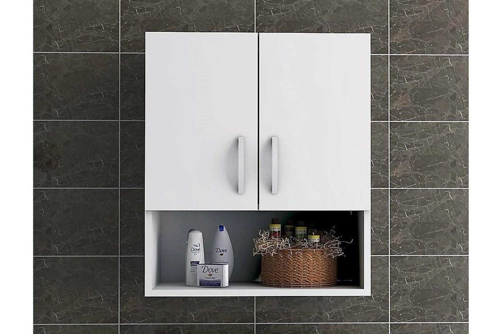 Aqua top bathroom cabinet, white (CT4-118) / made in eu