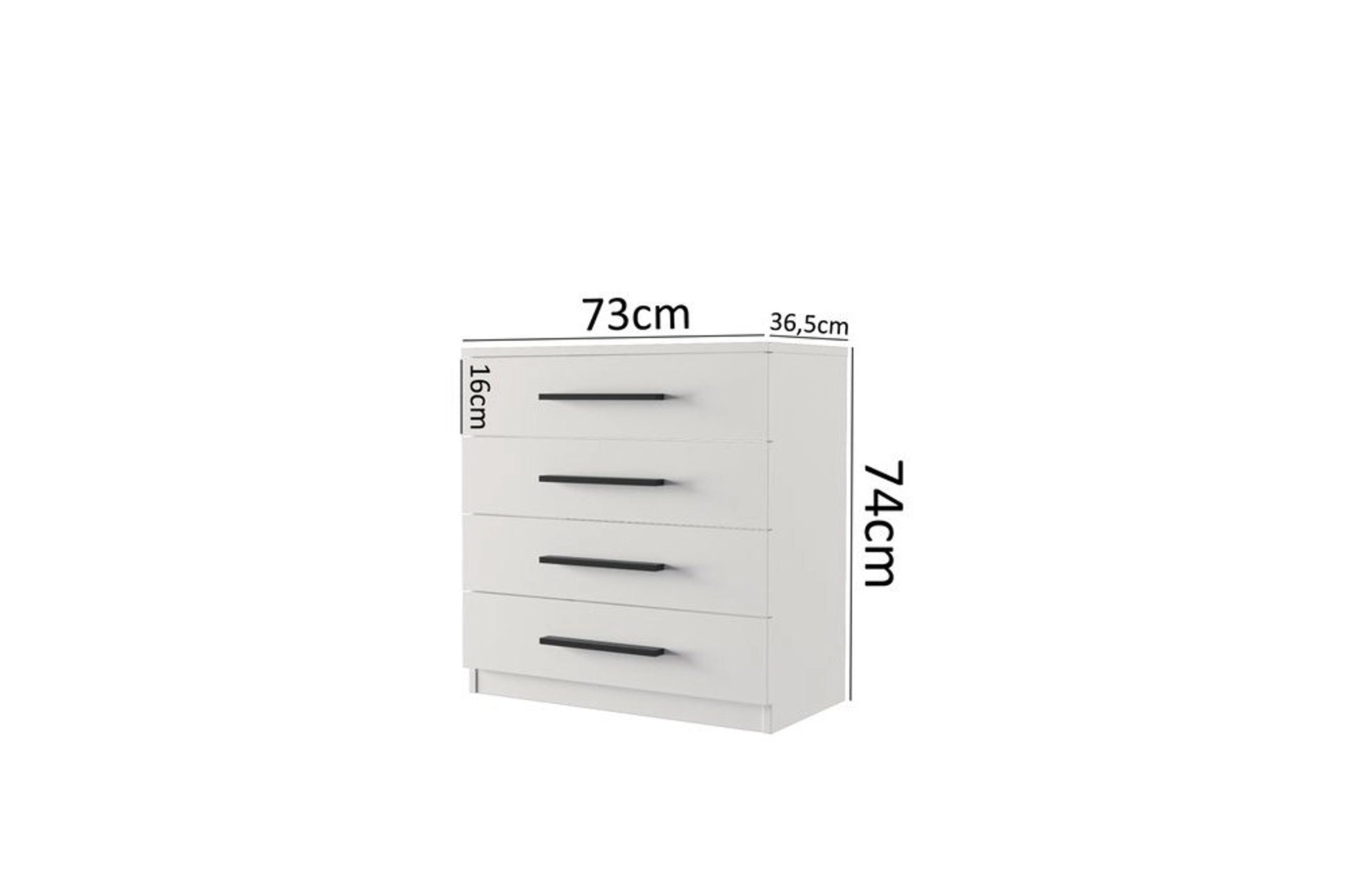 Evdemo drawer, 4 drawers (EV4-1472)