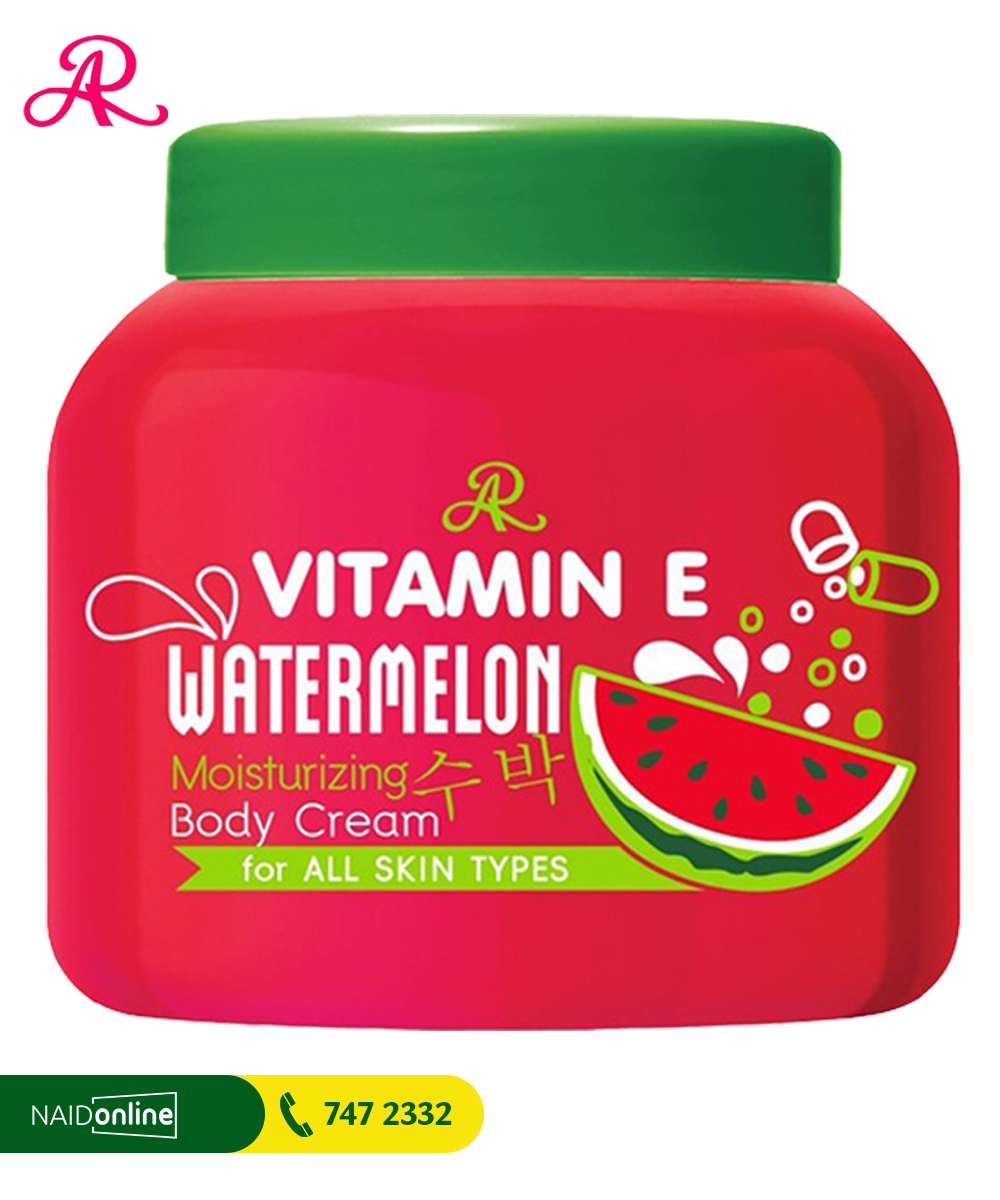 AR Vitamin E + Watermelon Body Cream 200g