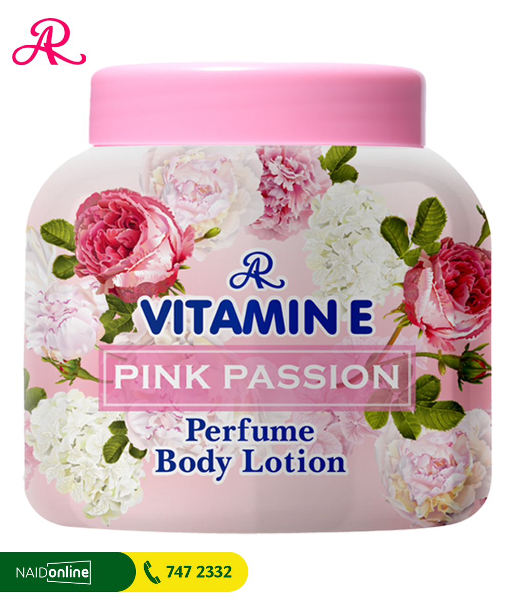 AR Vitamin E Perfume Body Lotion Pink Passion 200g