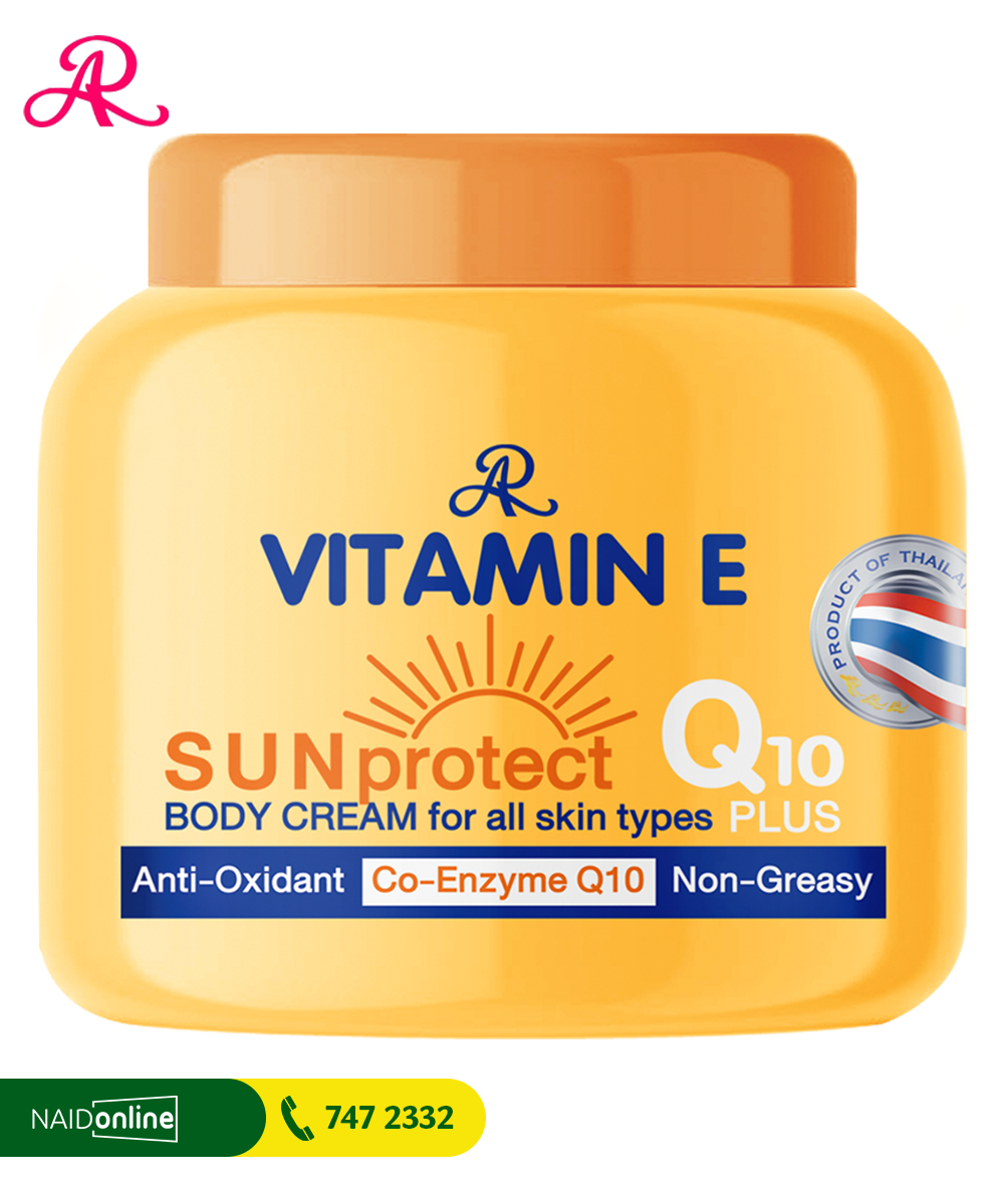 AR Vitamin E Sun Protect Q10 Plus Body Cream 200g