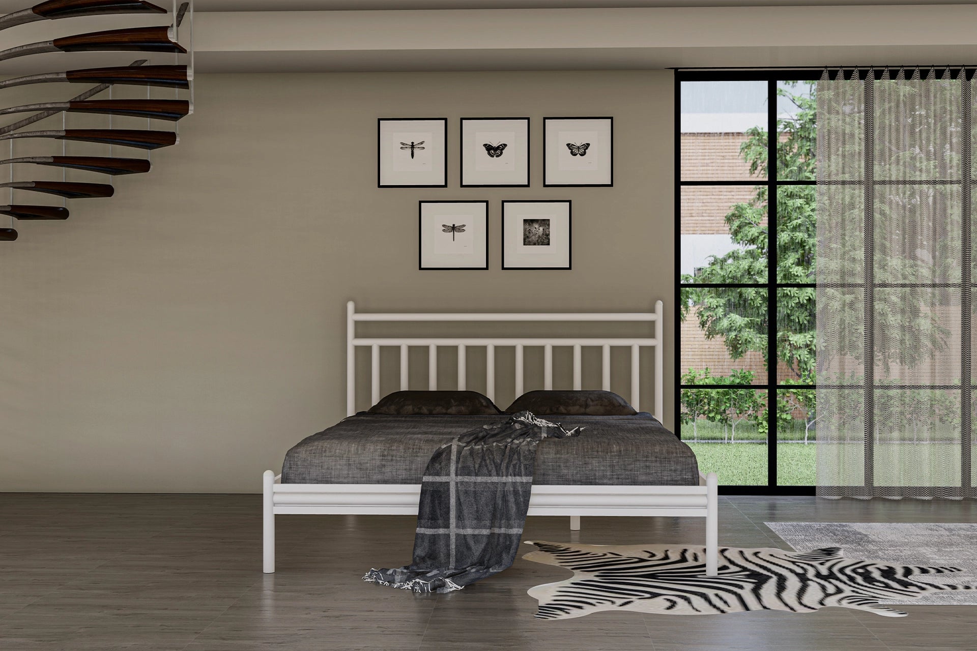 Bedroom set, white, with 6 doors (MF5-290) / Made in Eu