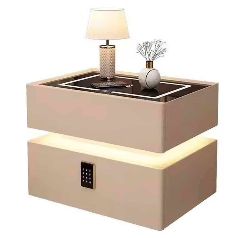 Bed side table khaki 50*40*48cm #ALS01