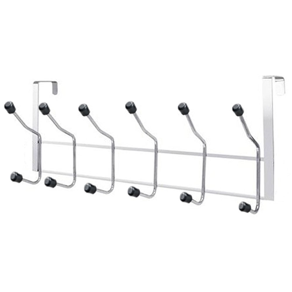 Behind door hanger rack, 12 pin chrome (AV4-178)