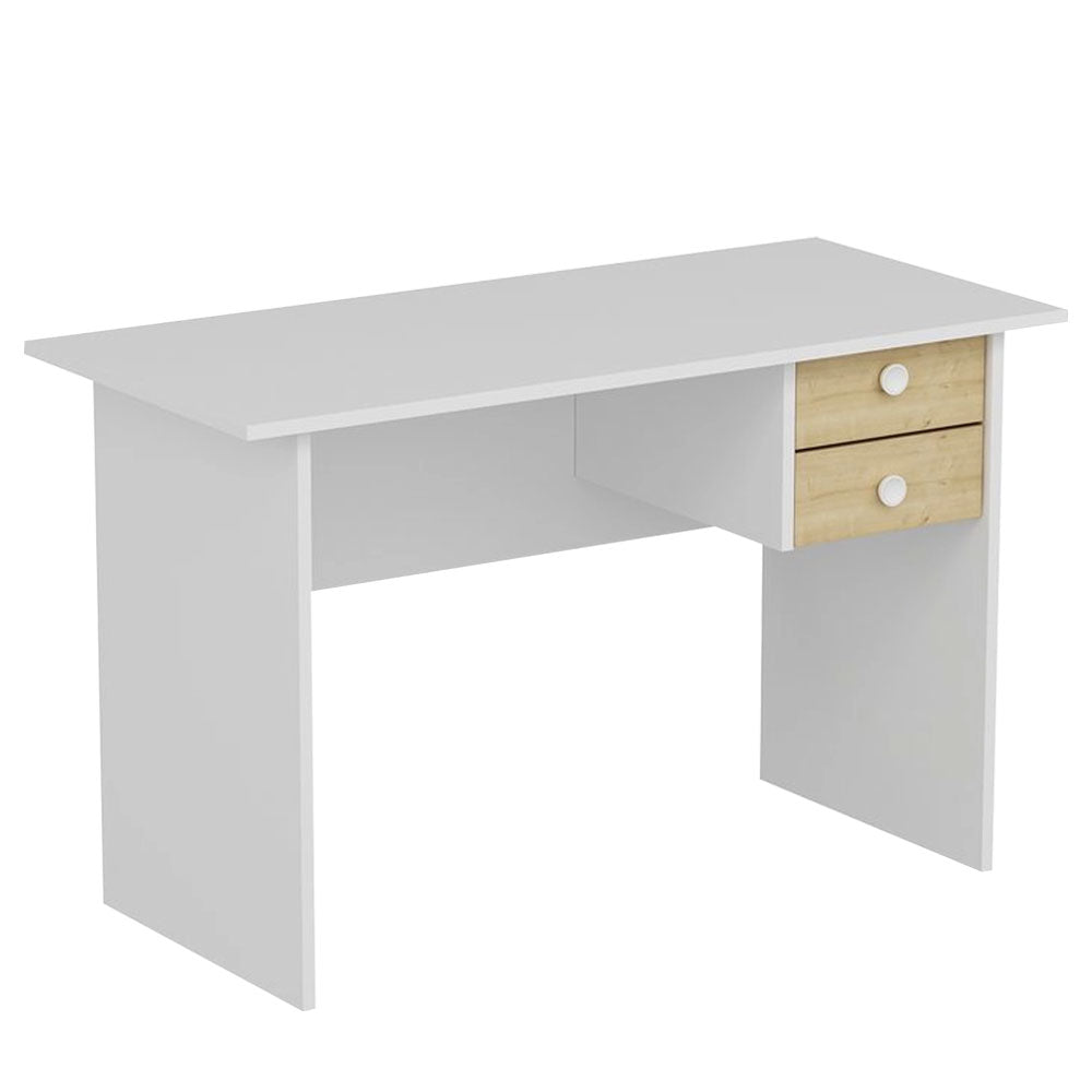 Decorair drew study desk with drawers, white (GW4-101)