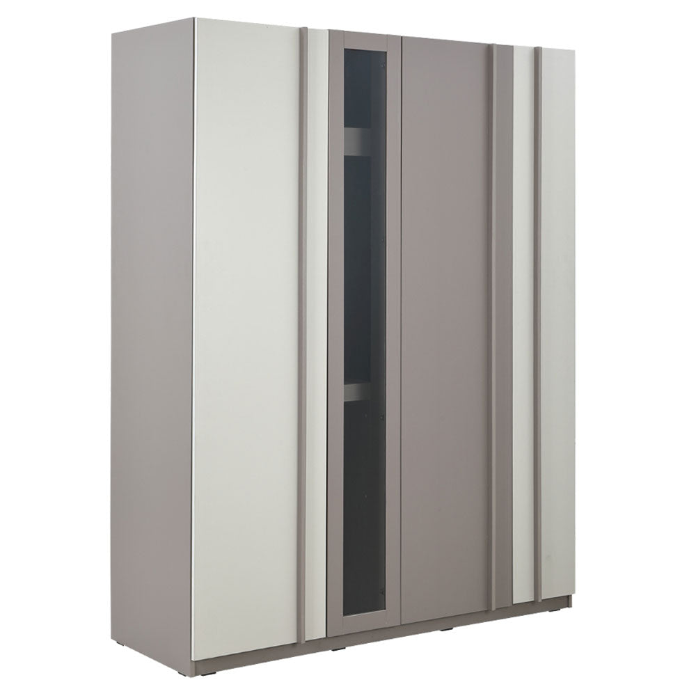 MELODIAN Bedroom Set 5 ft. (Bed, 4 D-Wardrobe, D-Table) - White (Copy)