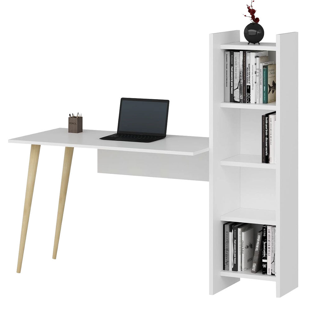 Napoli study desk, white (CT4-491) / made in eu