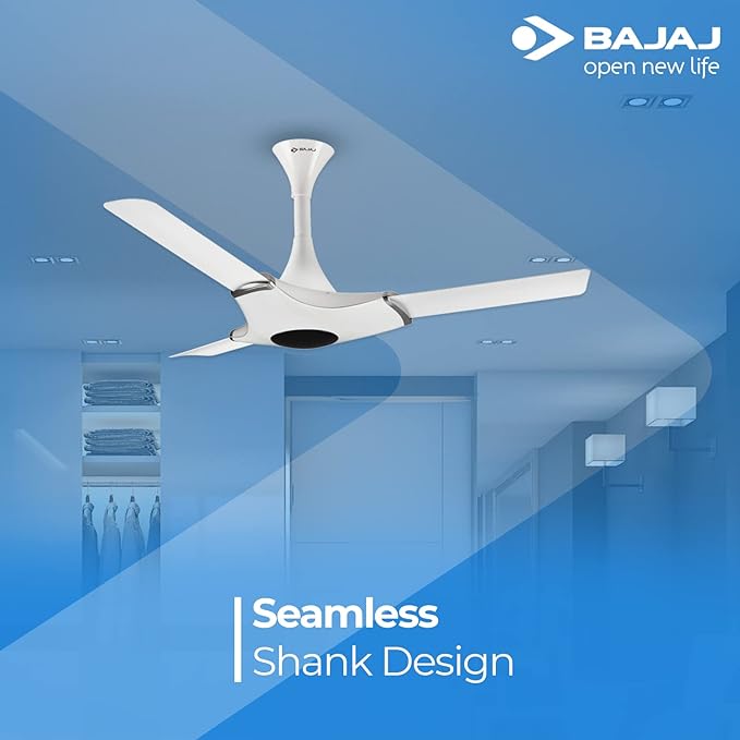 BAJAJ GLOSSY WHITE CEILING FAN 1200MM - ESPERANZA 48'' (130048)