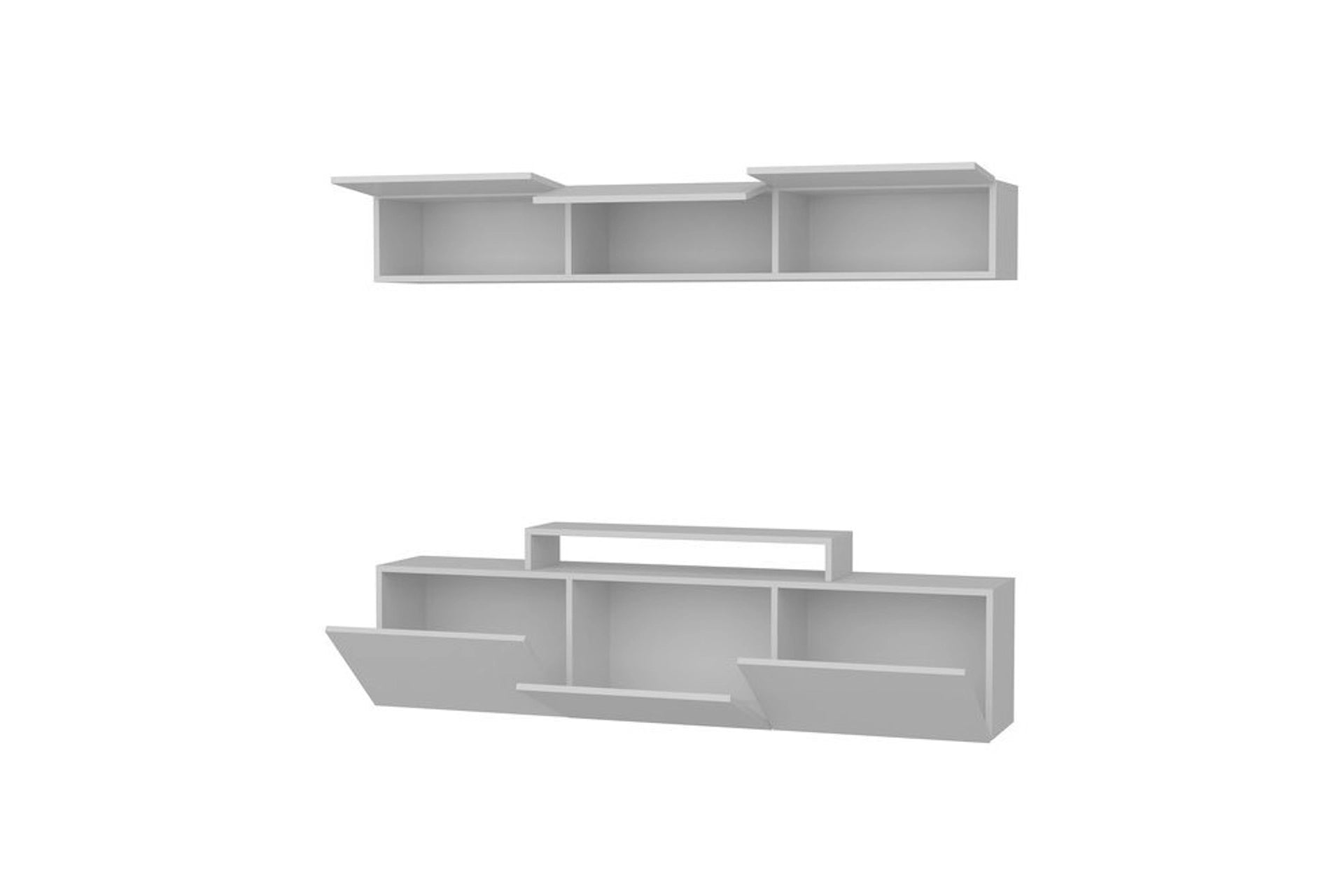 Tv unit, white (CR3-103) / made in eu