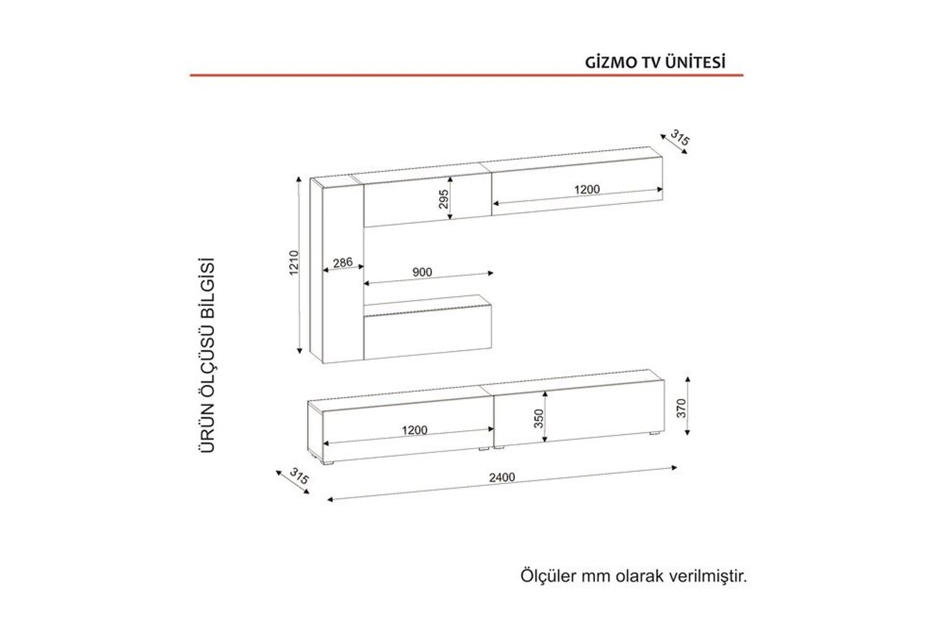 Tv unit (DI3-362) / made in eu