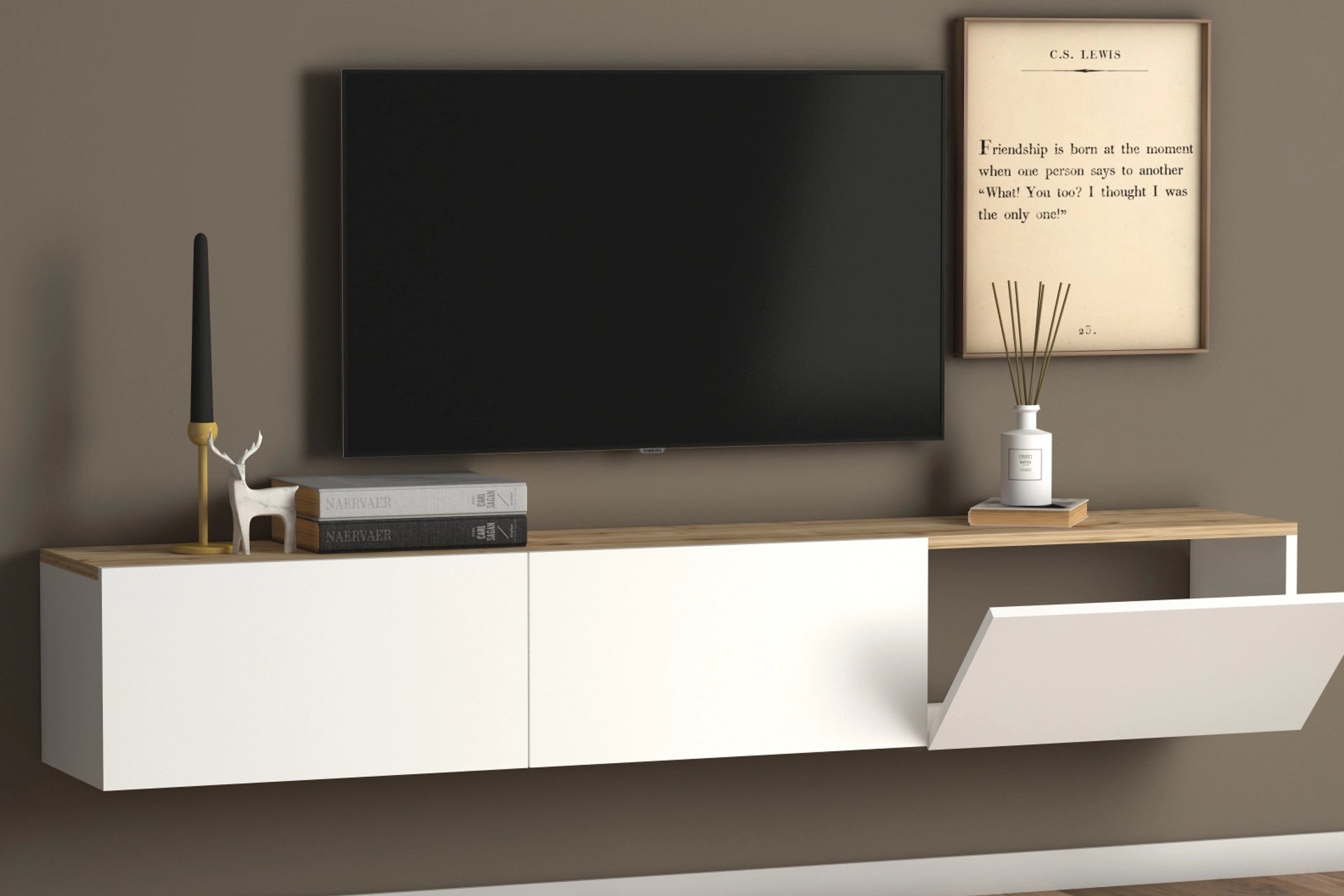 Palm tv unit country (NT3-812) 180 CM / made in eu