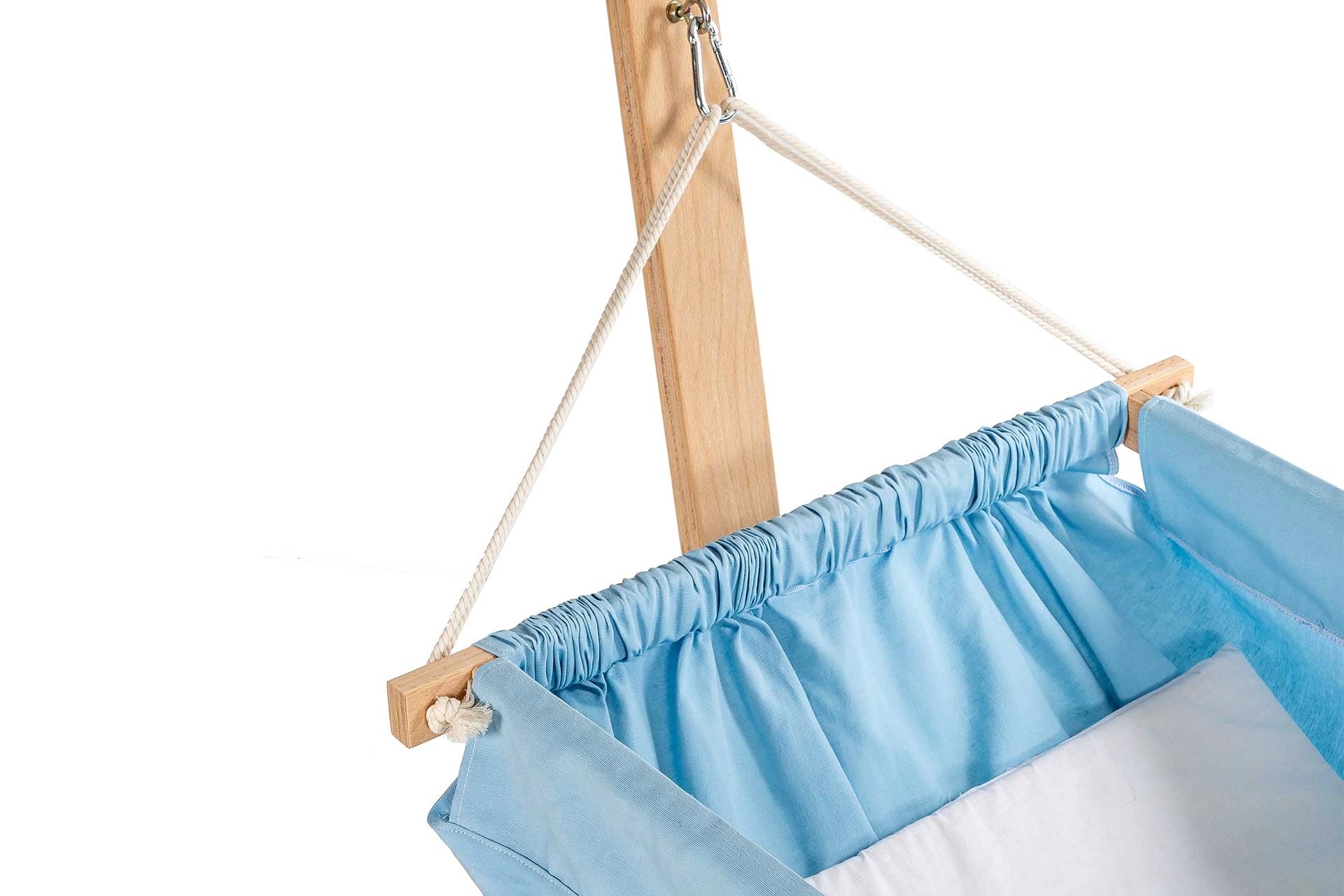 Babycom luxery hammock cradle, blue, 70X46 (BB4-159) made in eu