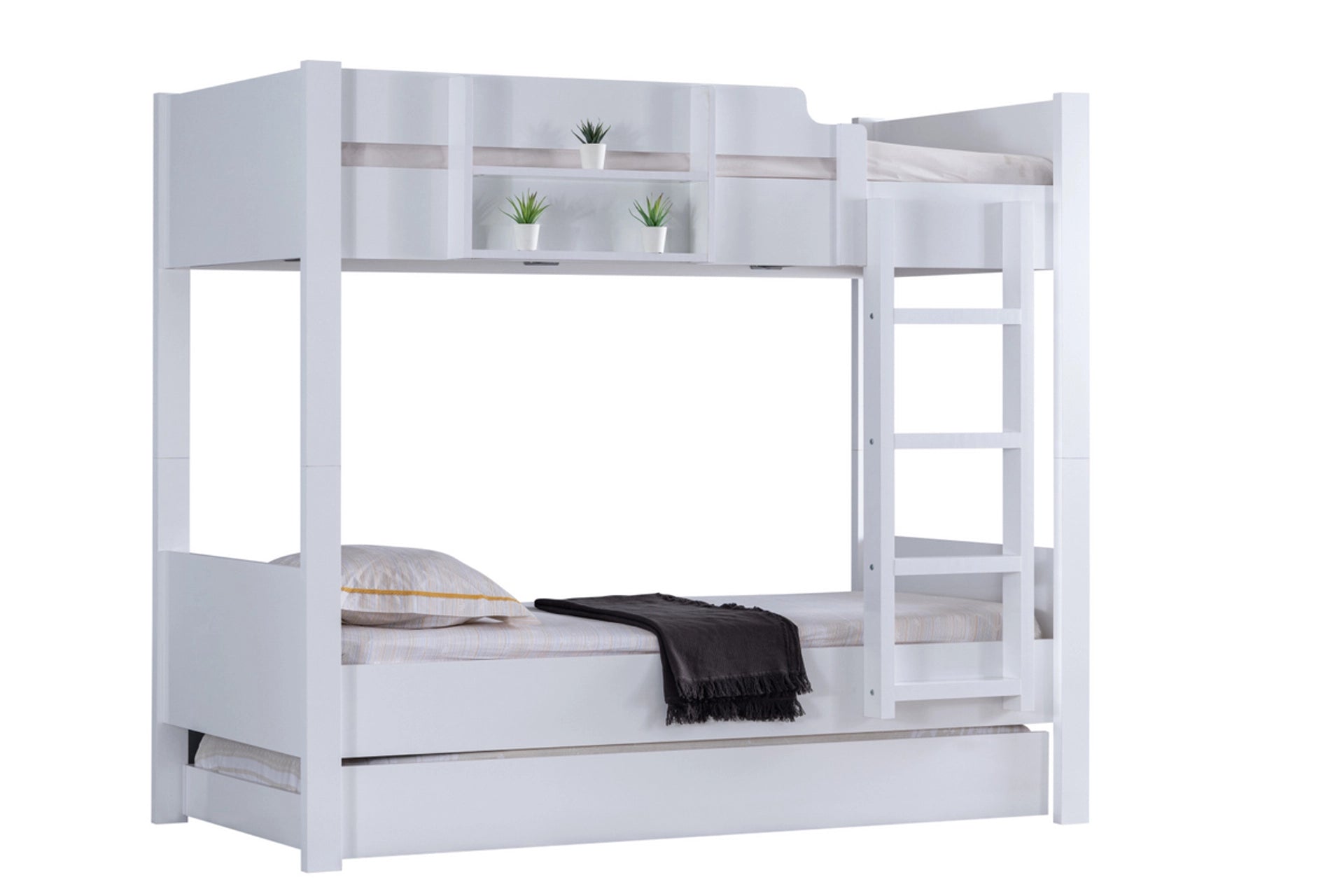 Asya bunk bed with puppy, white, 90X190 (OA3-7376) / made in eu