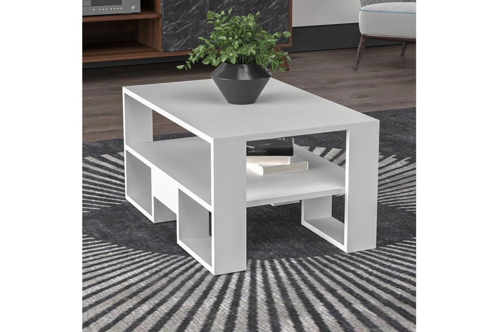 Evdemo miray coffee table, white (EV4-1474)