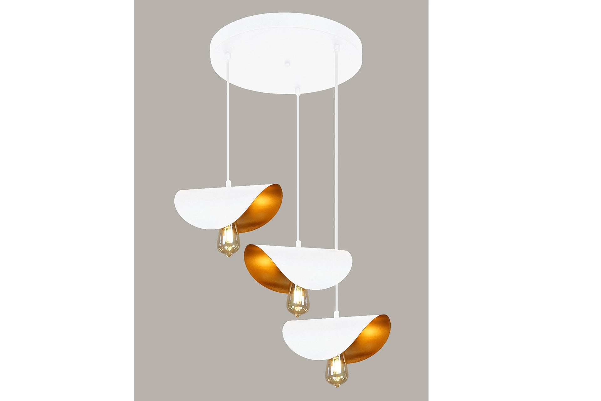 Noonlux bella triple pendant lamp, white - WN6-131
