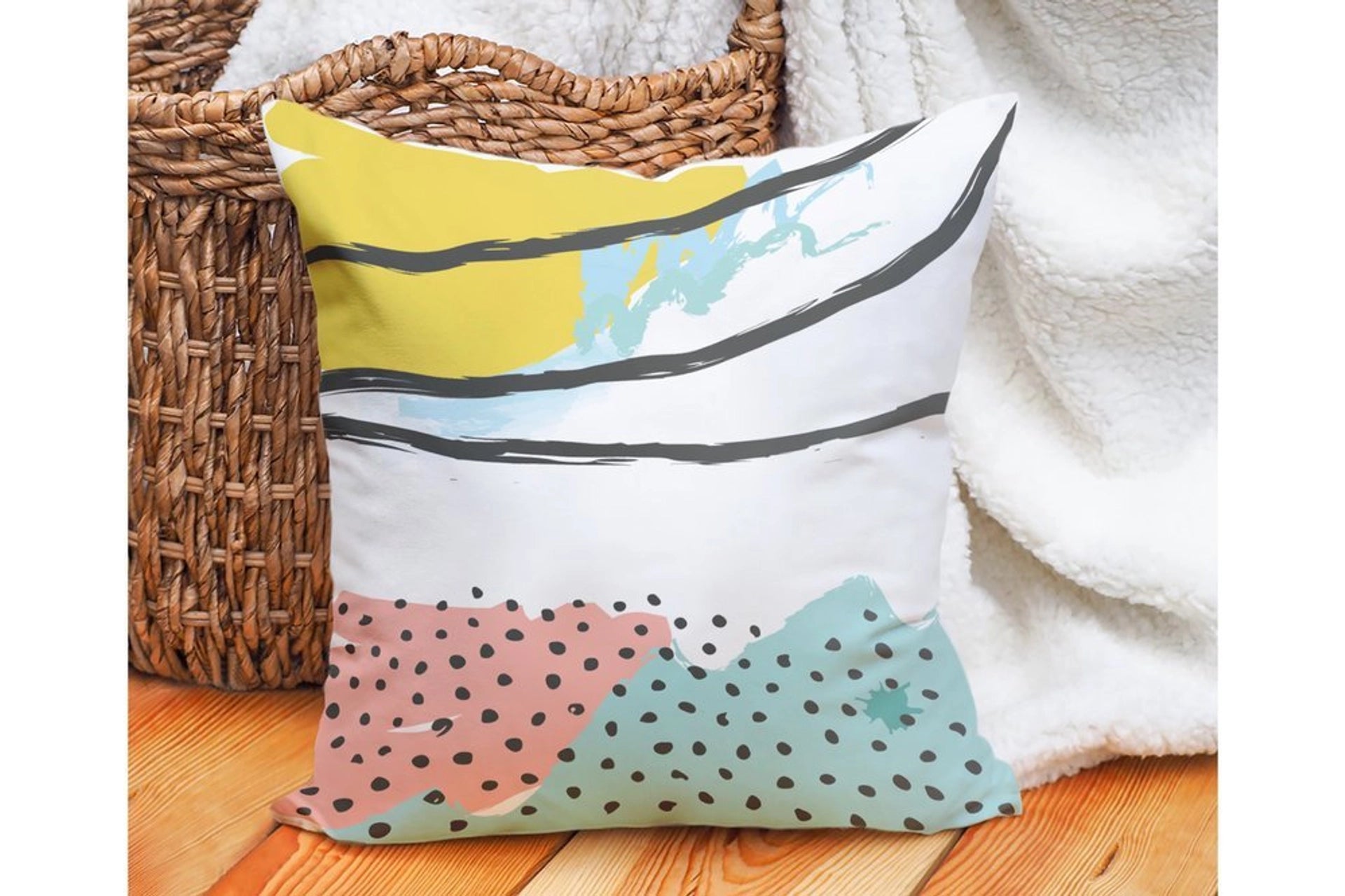 Carnival home double-sided brush painted printed mattress cover (KQ3-7119)