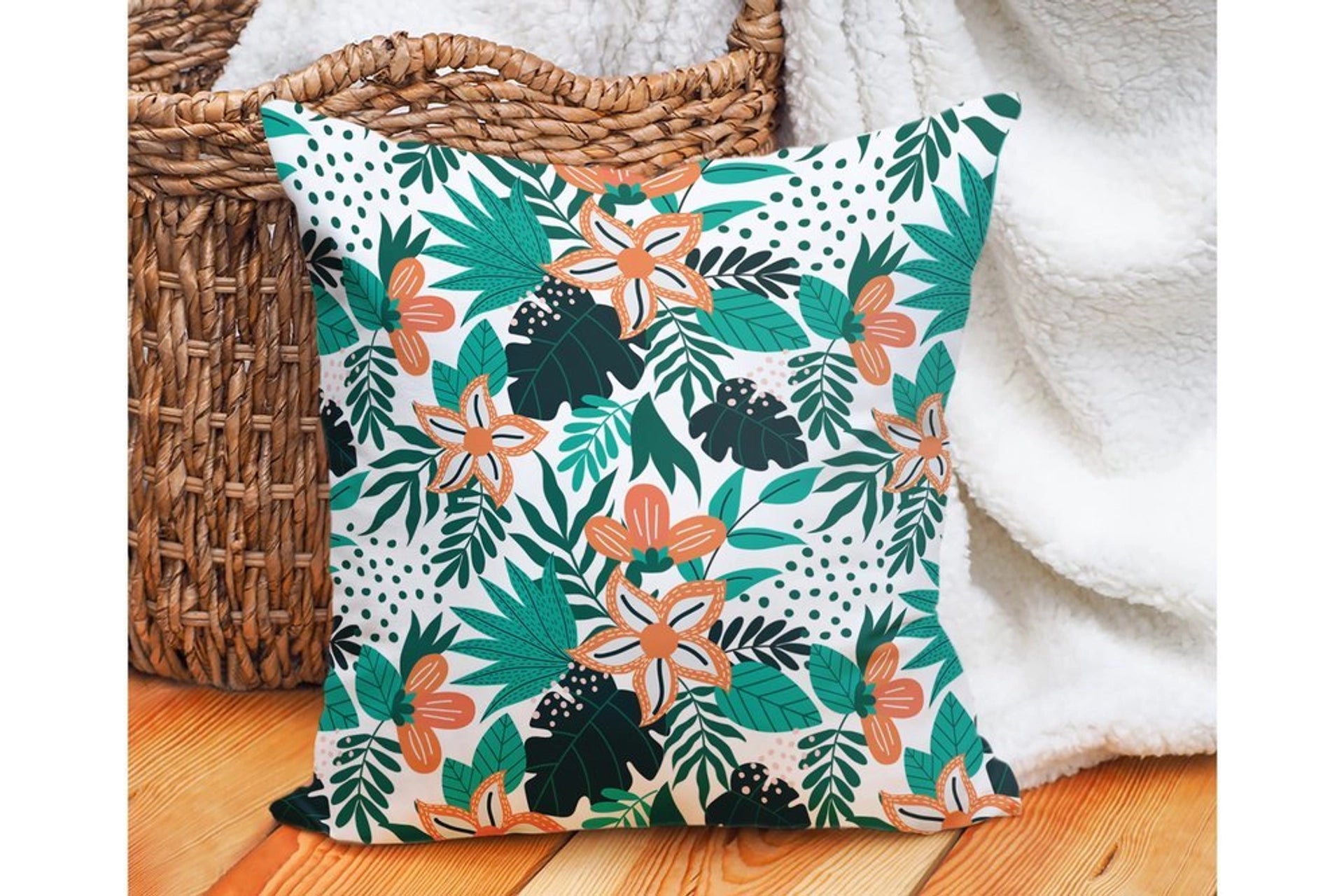 Carnival home double sided black pool colorful flowers printed cushion cover (KQ3-7211)