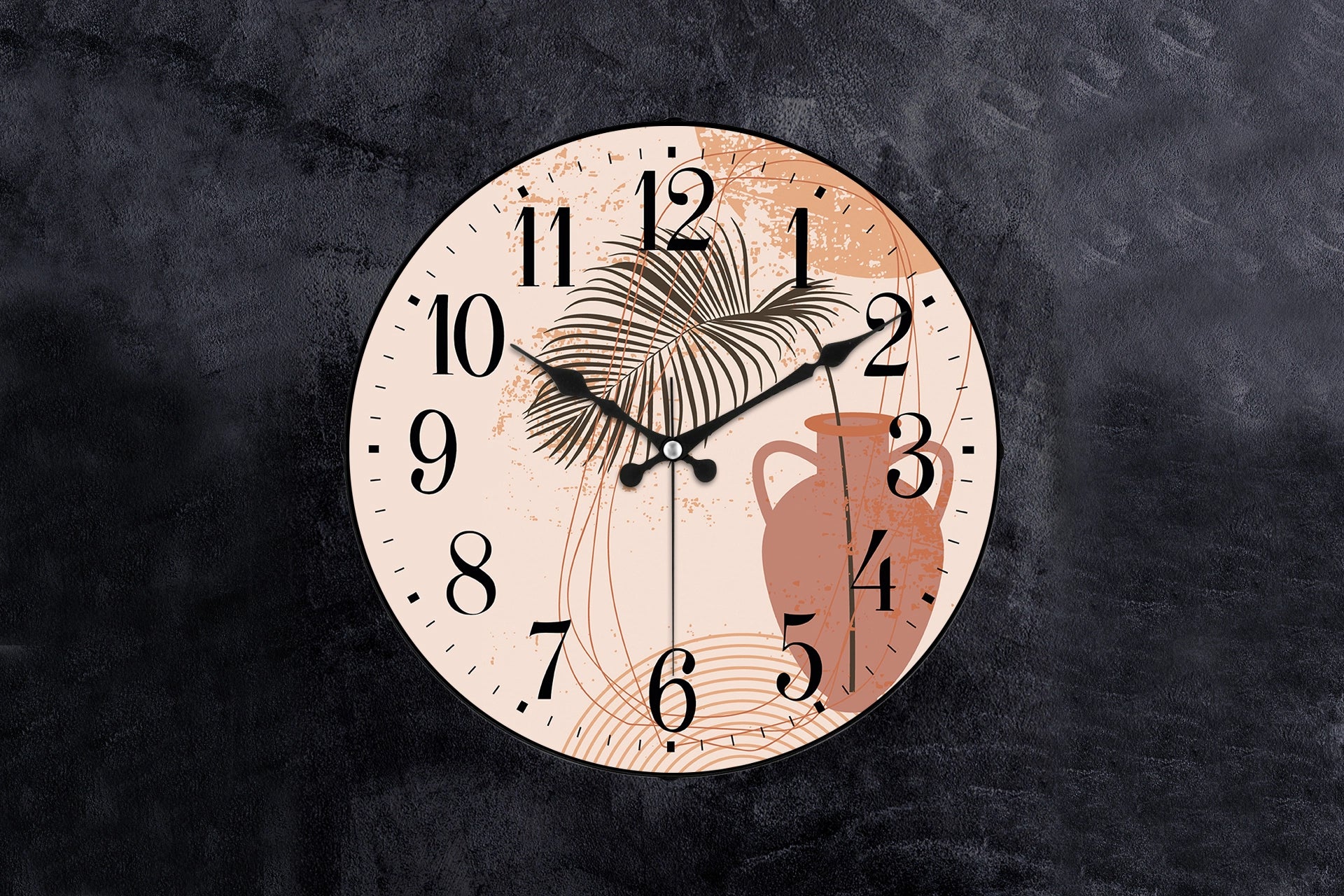 Decorative wall clock, 24 (HJ4-166)