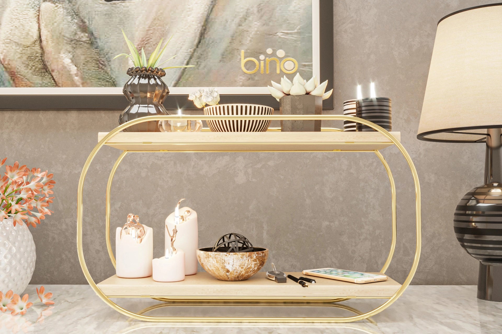 Bino multi-purpose desktop bathroom and jewelry organizer (BN7-127)