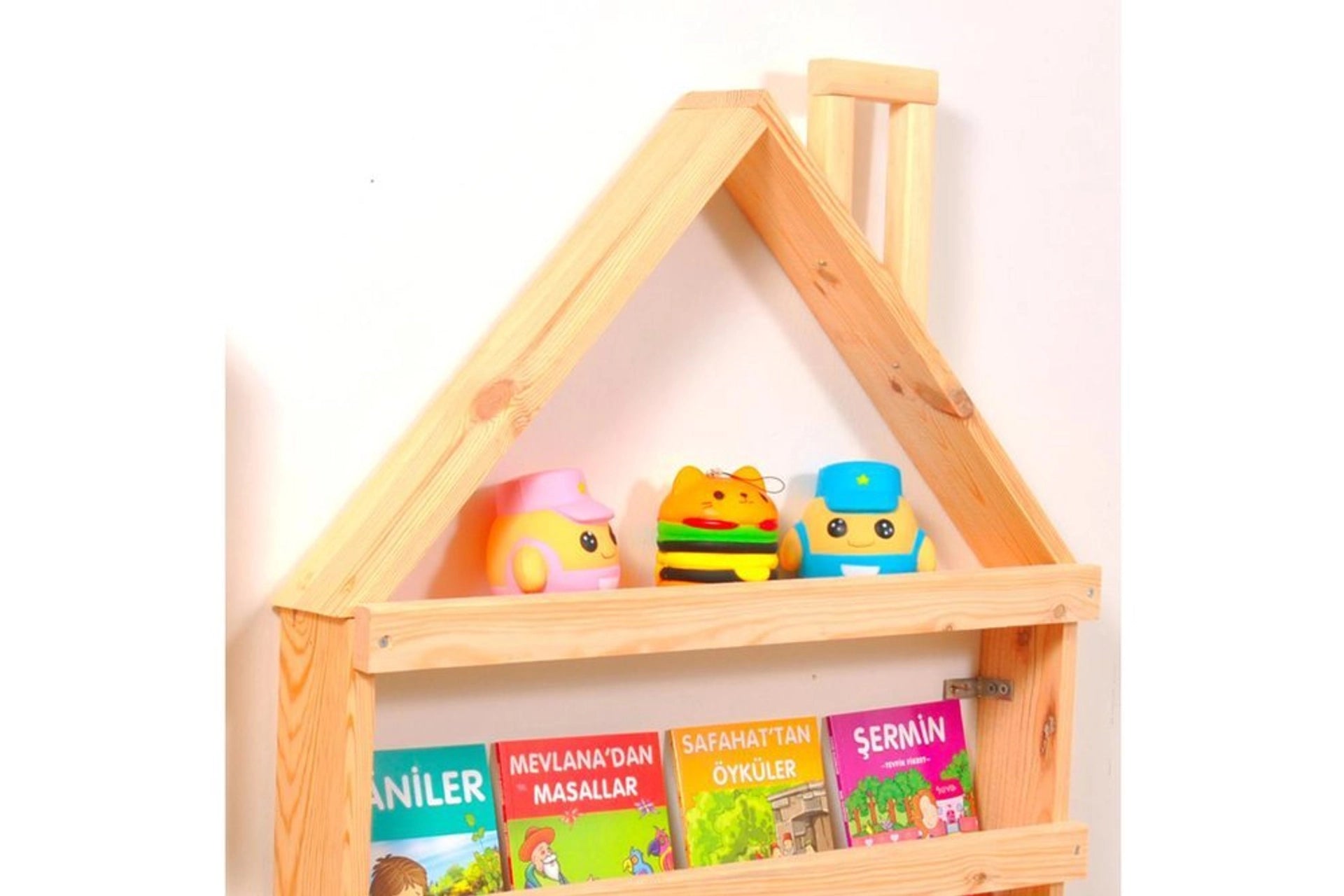 Kids room educational montessori bookshelf (KU4-137) / made in eu