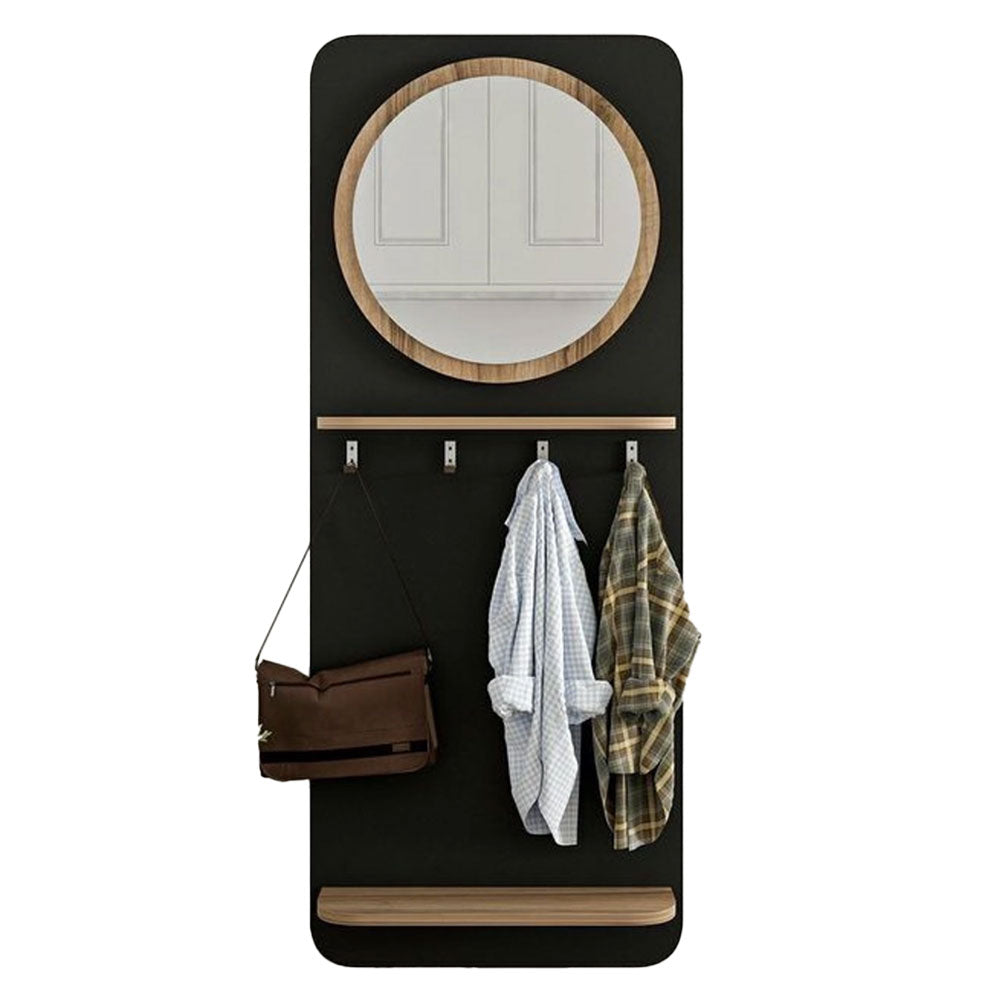 Slim dresser, mirror, black gold (MG3-2551) / made in eu