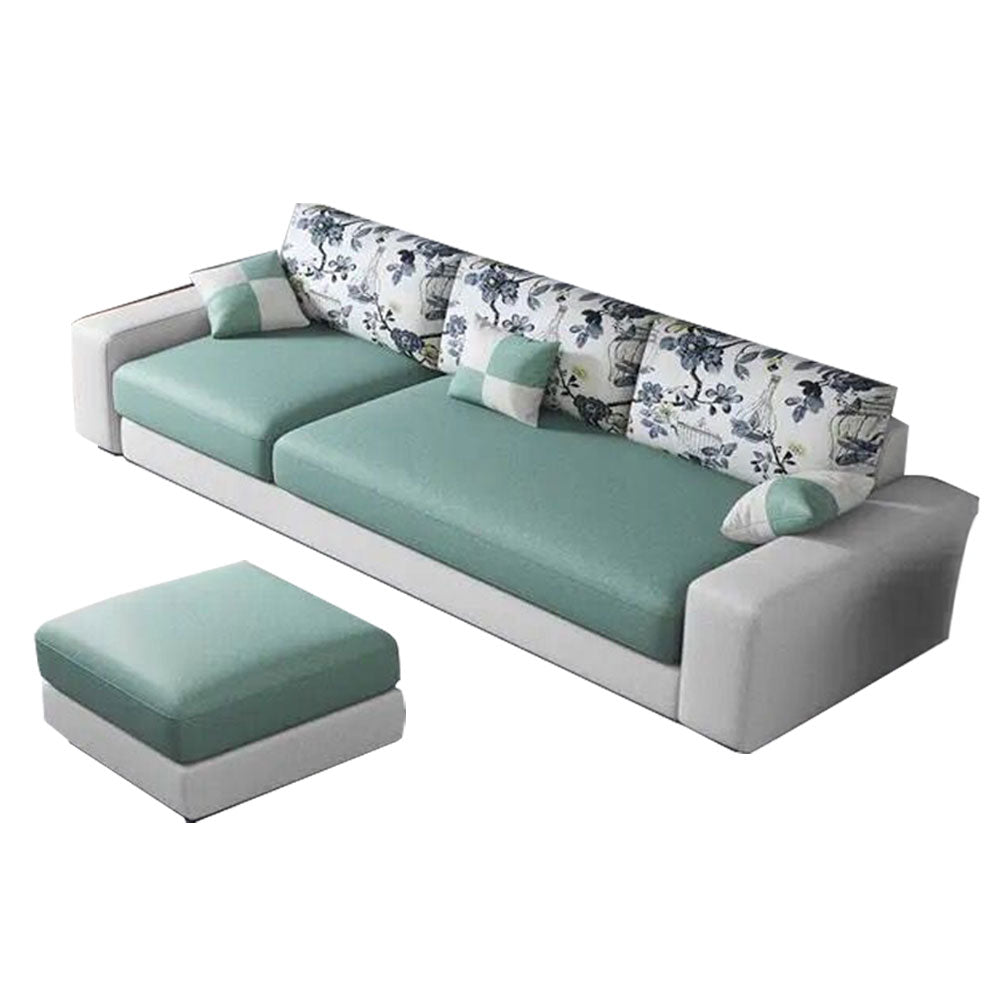Sofa set 3 seater + ottoman