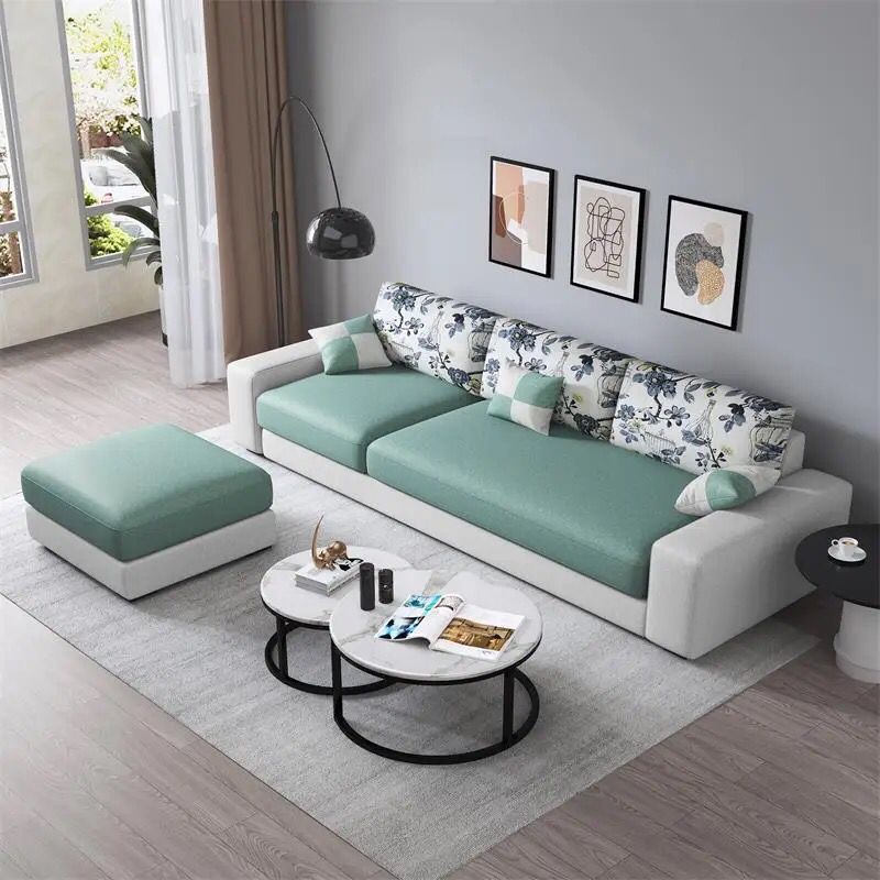 Sofa set 3 seater + ottoman