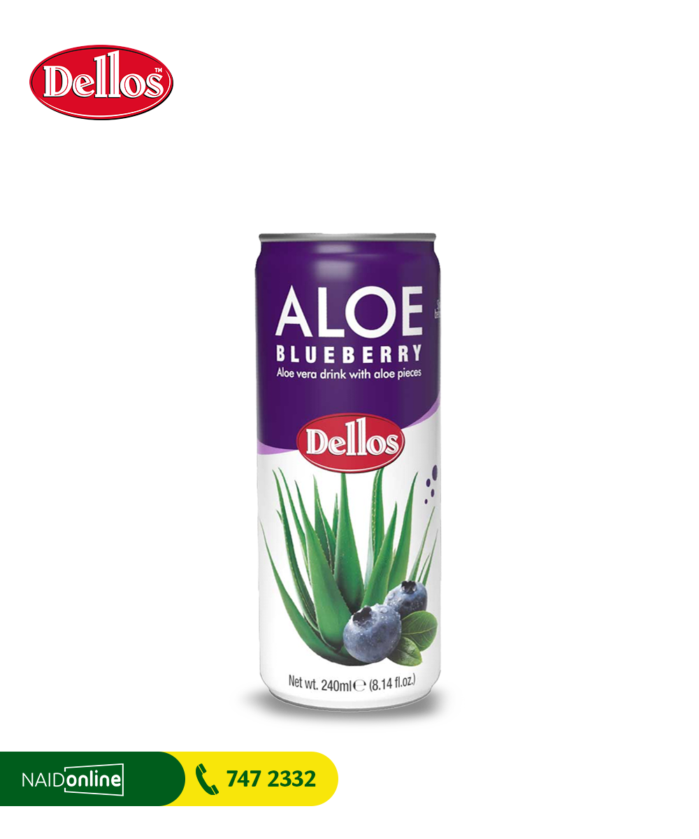 DELLOS Aloe vera drink Blueberry 240ml