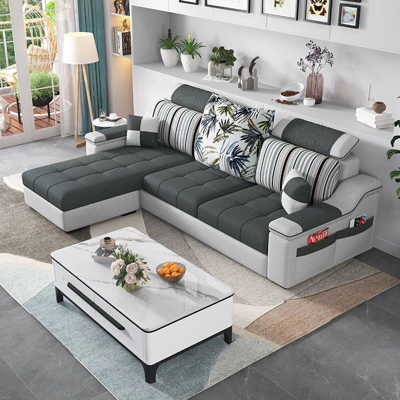 Sofa set 3 seater with Headrest