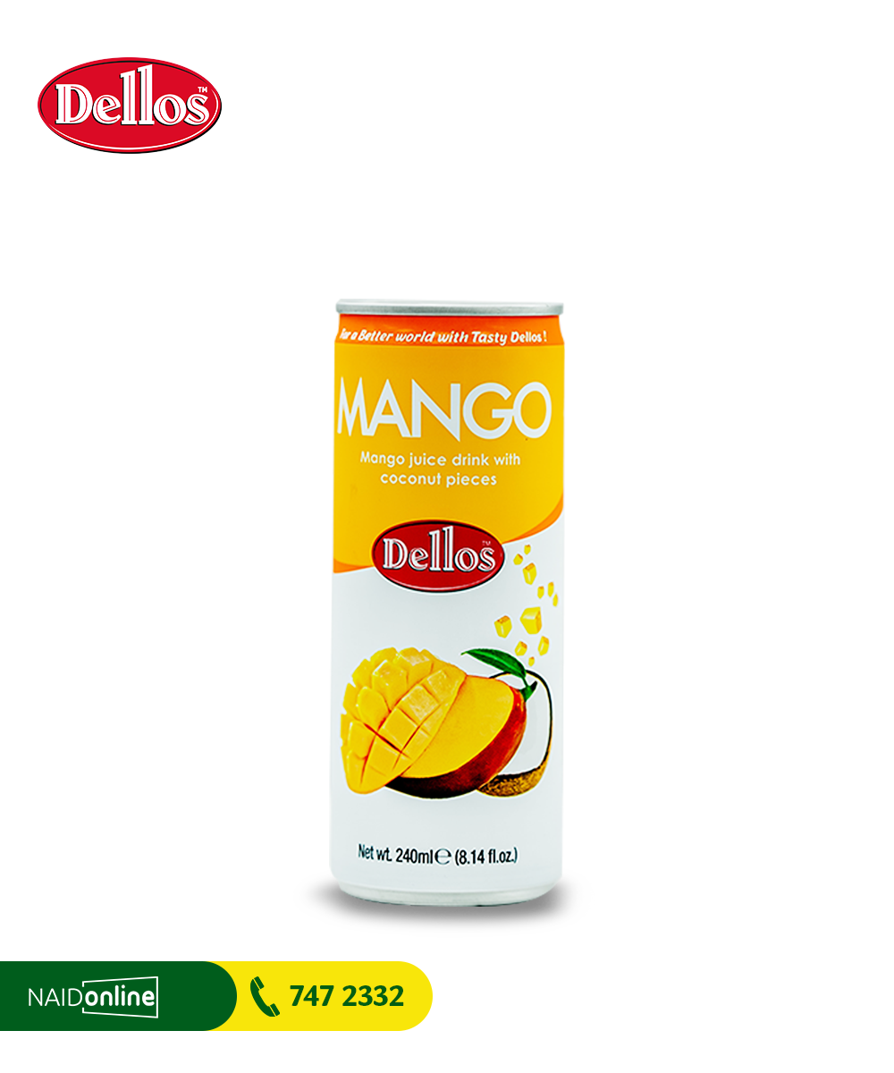 DELLOS Mango Juice with CoCo Jelly 240ml
