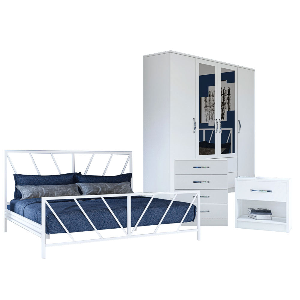 Esil bedroom set with 4 door wardrobe , gm 906 (MF5-318) / made in eu