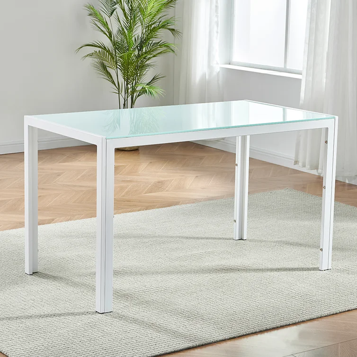 Dining table white - 120x70CM (DA138)