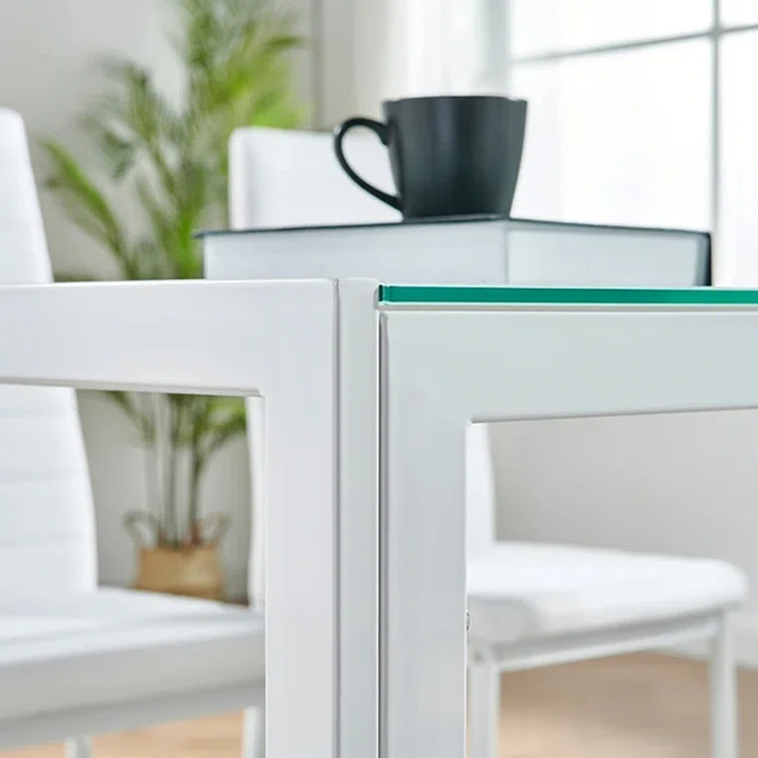 Dining table white - 120x70CM (DA138)