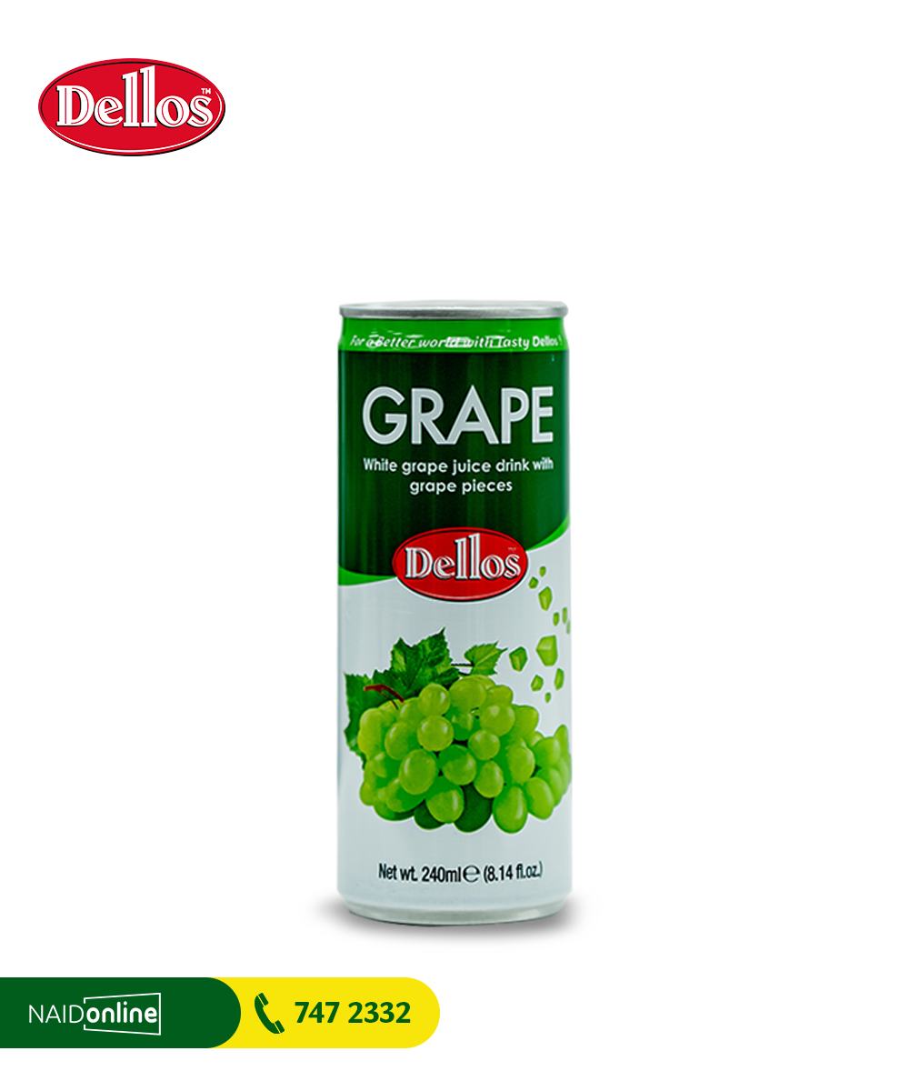 DELLOS White Grape Juice with Pieces 240ml