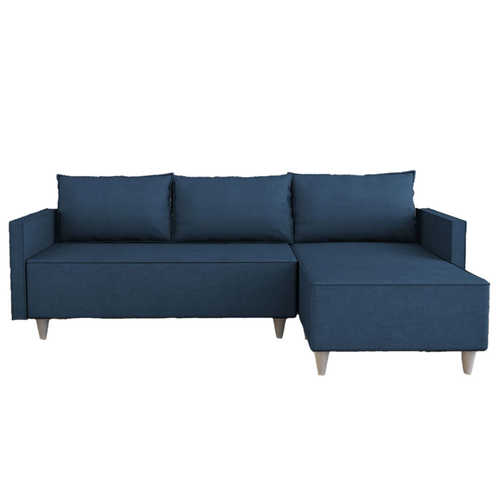 Aybuke corner sofa, blue (EV4-1313) / made in eu