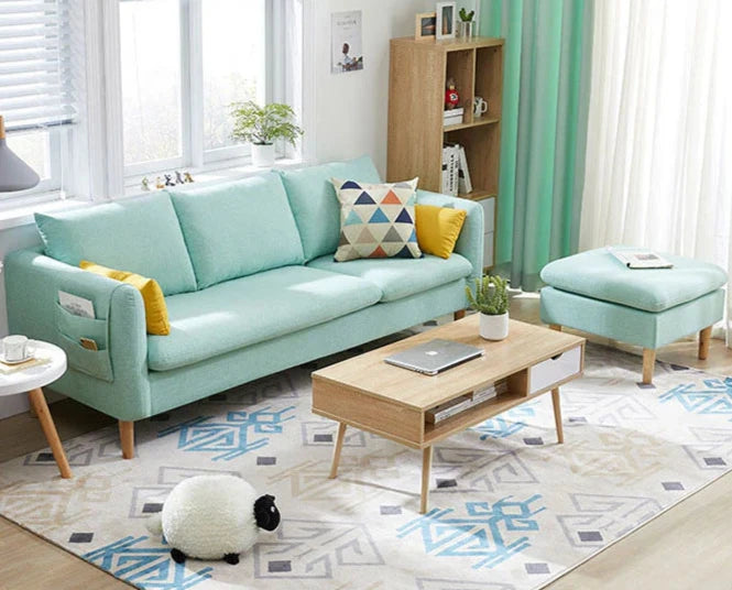 Sofa Set 3 Seater with Ottoman SFB0234
