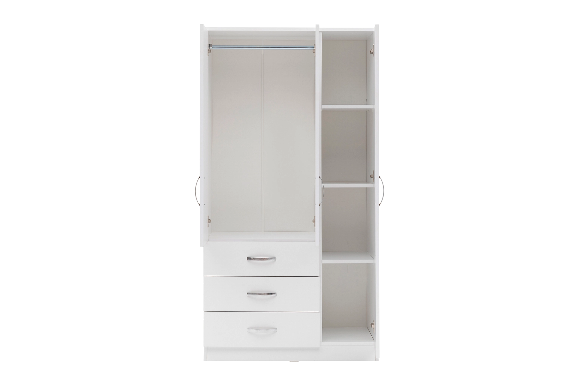 Wardrobe , 3 doors with 3 drawers (MF5-132) / made in eu