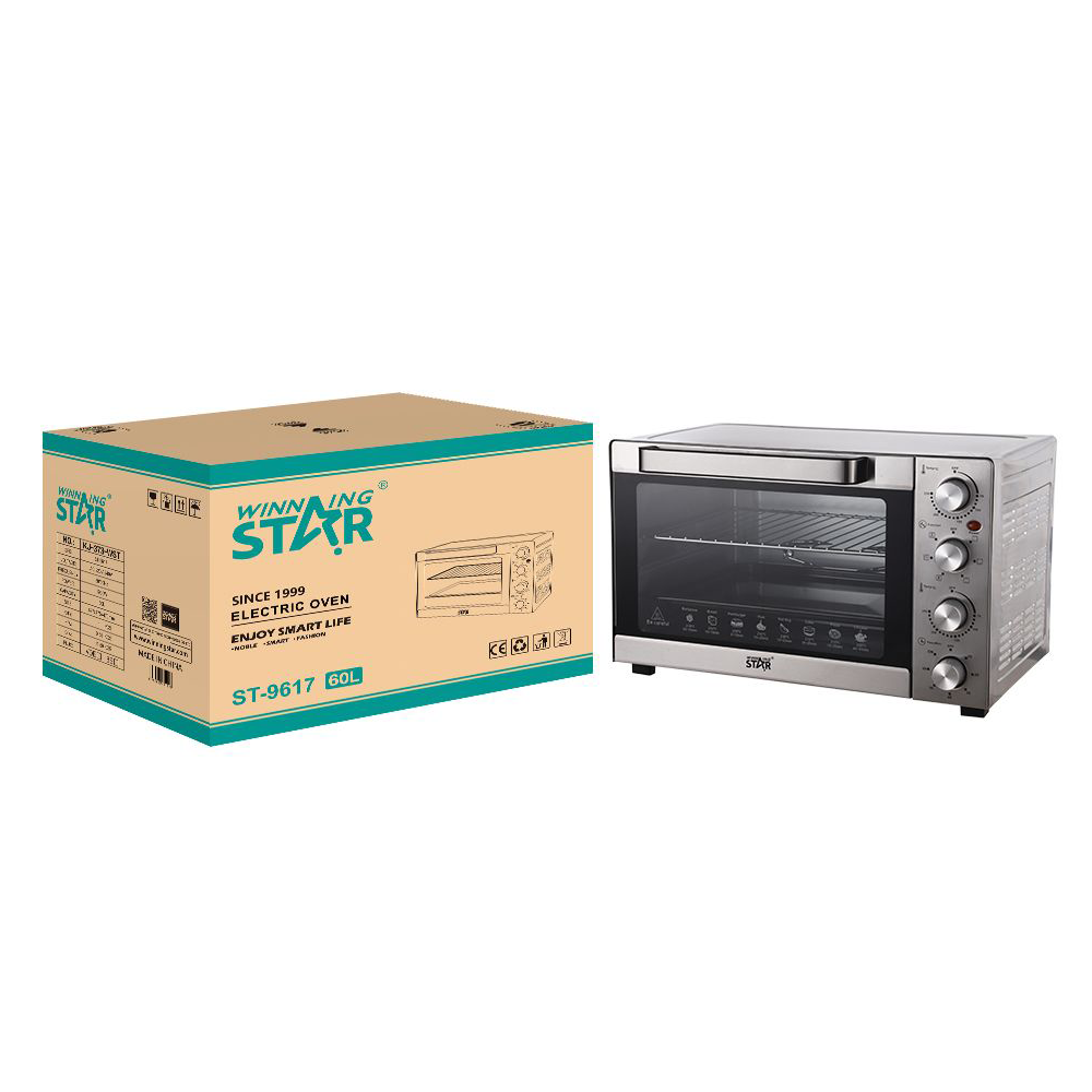 WINNING STAR Portable Two Hot Plate Electric Oven 60L ST-9617