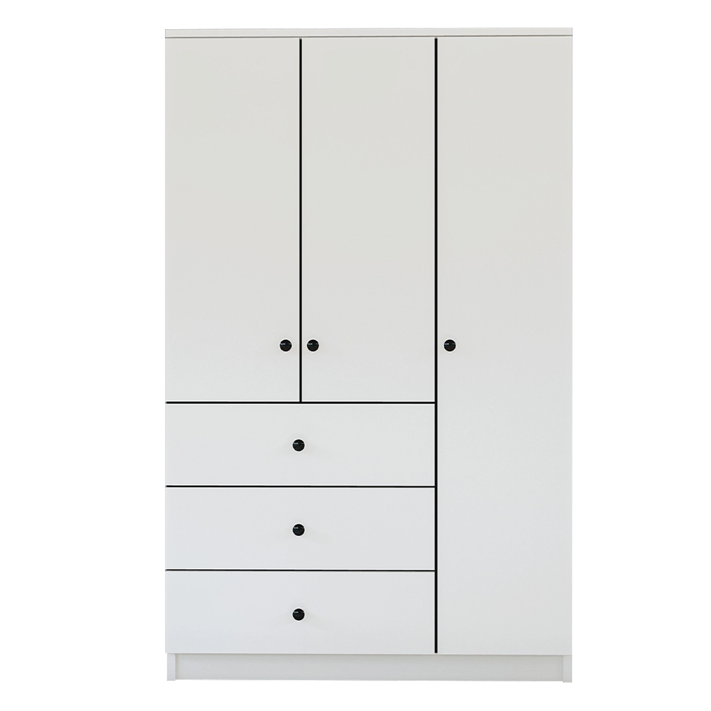 Wardrobe , 3 doors with 3 drawers (MF5-300) / made in eu