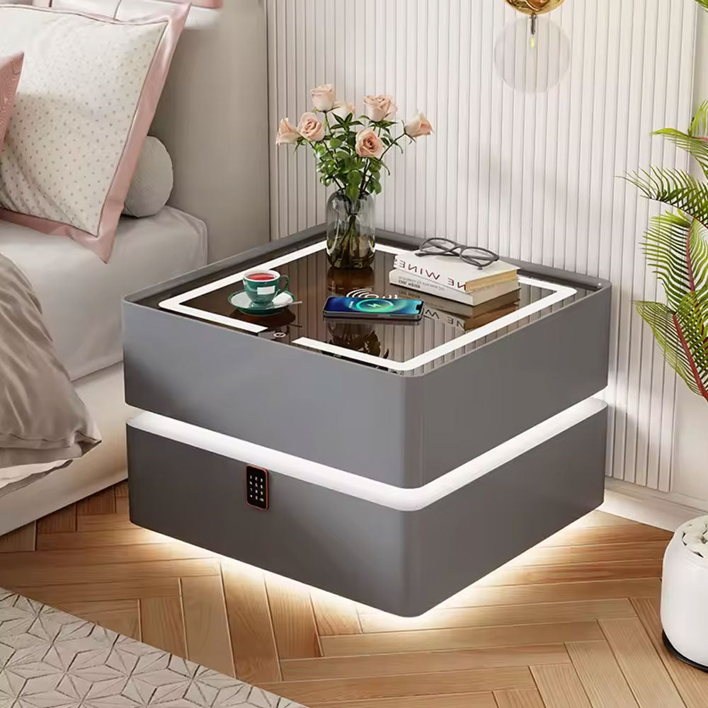 Bed side table grey 50*40*48cm #ALS01