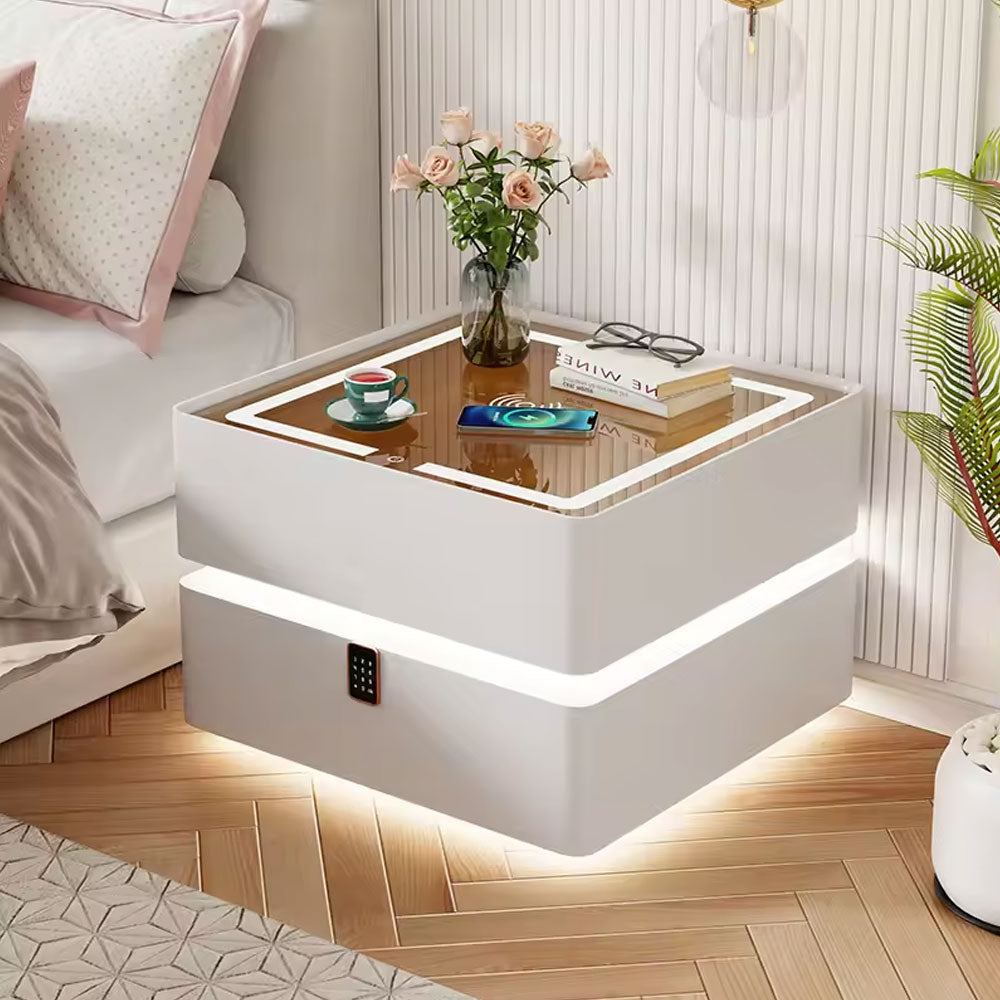 Bed side table white 50*40*48cm #ALS01