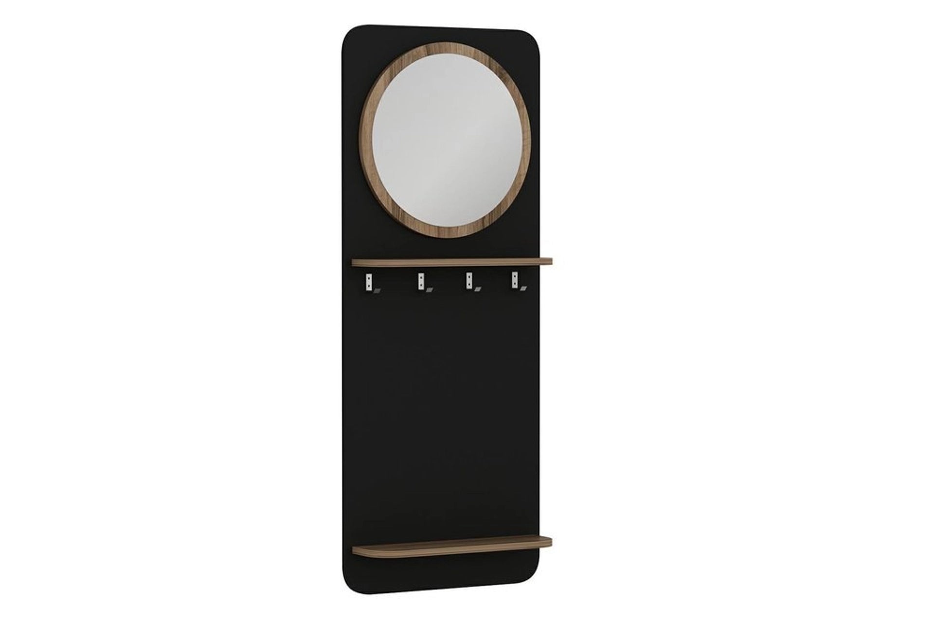 Slim dresser, mirror, black gold  (MG3-2551) / made in eu